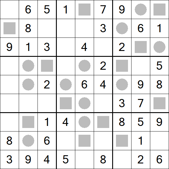 Even-Odd Sudoku - Simple