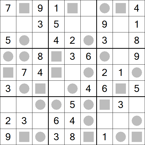 Even-Odd Sudoku - Simple