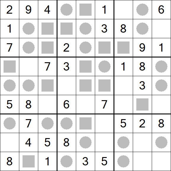 Even-Odd Sudoku - Simple