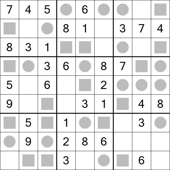 Even-Odd Sudoku - Simple