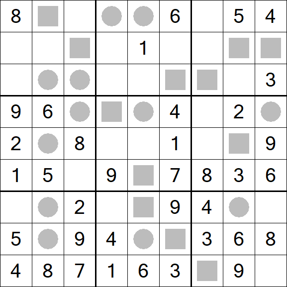 Even-Odd Sudoku - Fácil