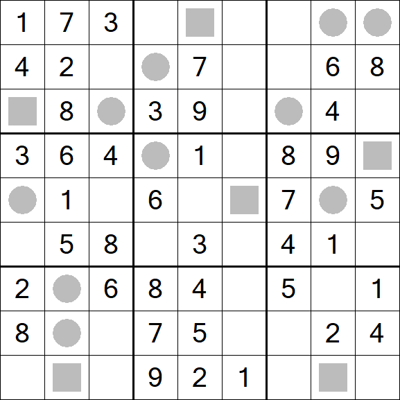 Even-Odd Sudoku - Easy