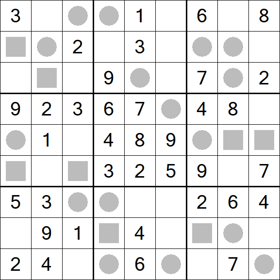 Even-Odd Sudoku - Easy