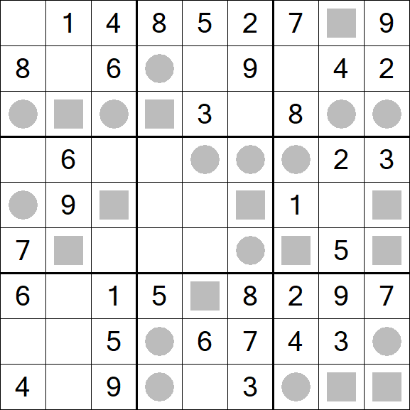 Even-Odd Sudoku - Easy