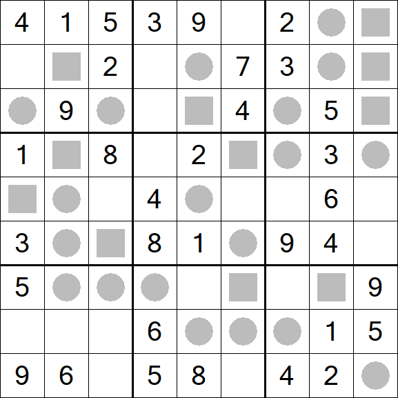 Even-Odd Sudoku - Easy