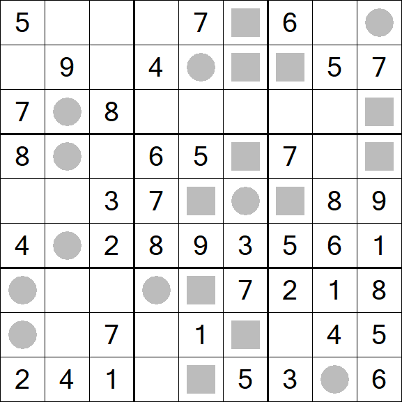 Even-Odd Sudoku - Fácil