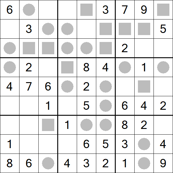 Even-Odd Sudoku - Fácil