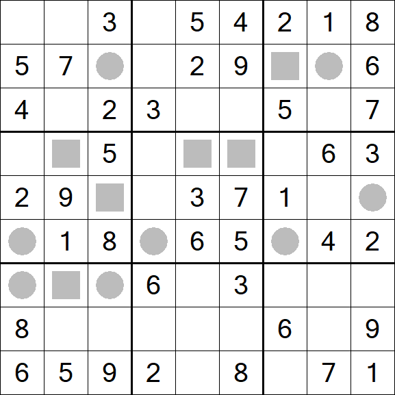 Even-Odd Sudoku - Fácil