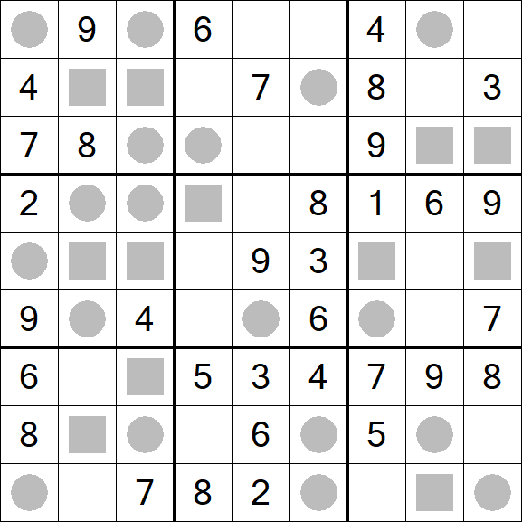 Even-Odd Sudoku - Fácil