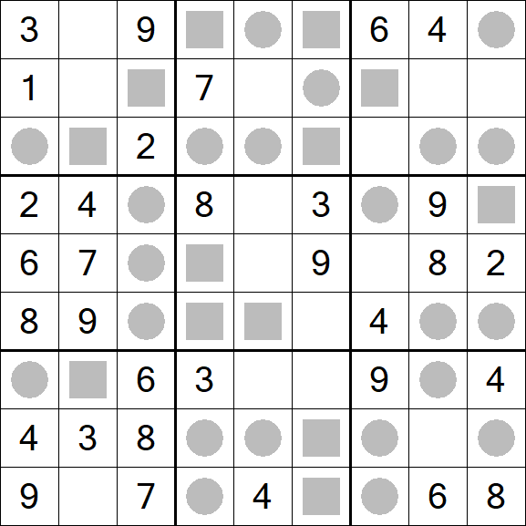 Even-Odd Sudoku - Fácil