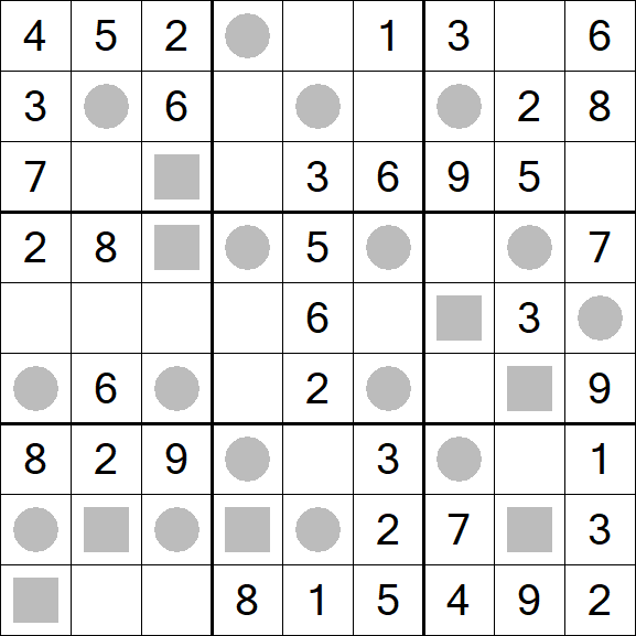 Even-Odd Sudoku - Fácil