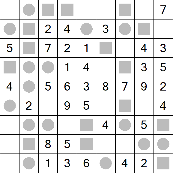 Even-Odd Sudoku - Fácil