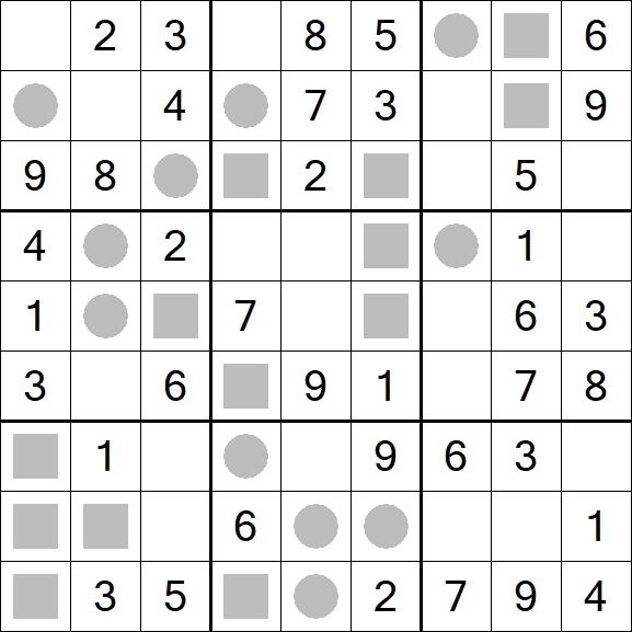 Even-Odd Sudoku - Fácil