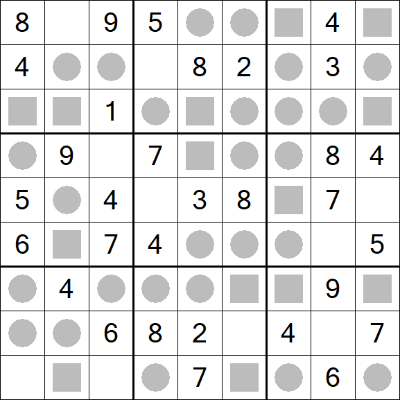 Even-Odd Sudoku - Fácil