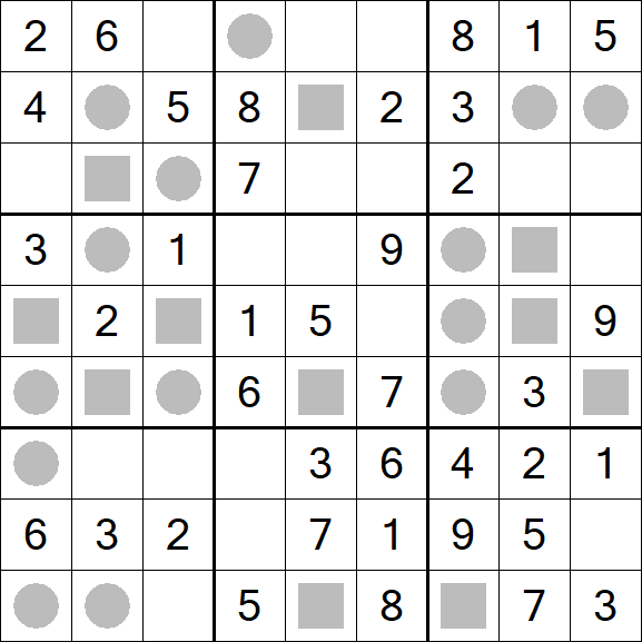 Even-Odd Sudoku - Fácil