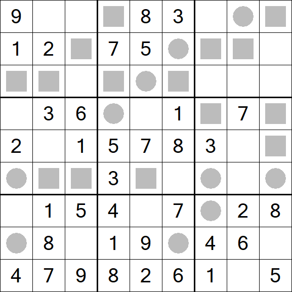 Even-Odd Sudoku - Fácil