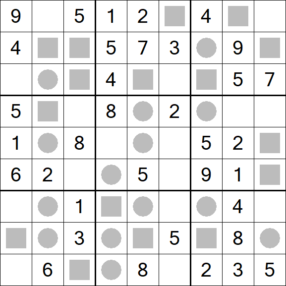 Even-Odd Sudoku - Fácil