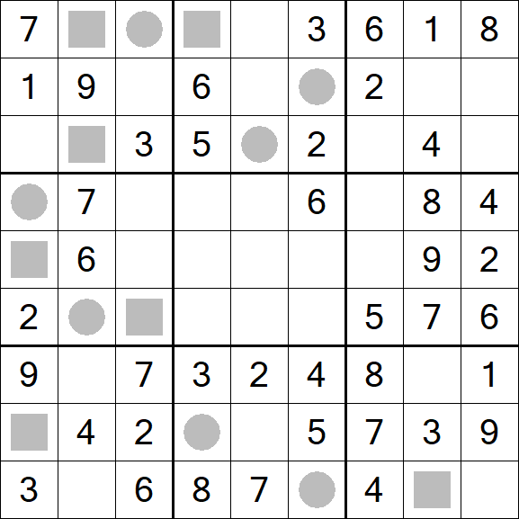 Even-Odd Sudoku - Fácil