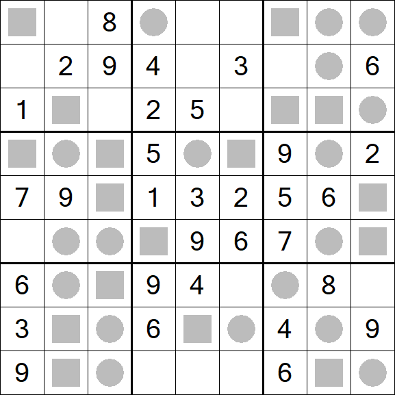 Even-Odd Sudoku - Fácil