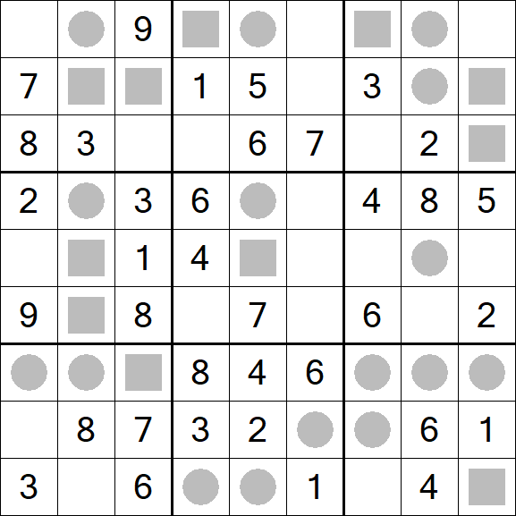 Even-Odd Sudoku - Fácil