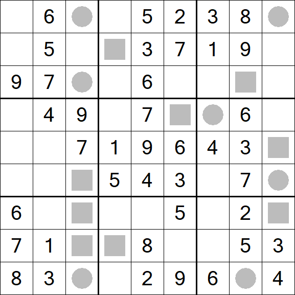 Even-Odd Sudoku - Fácil
