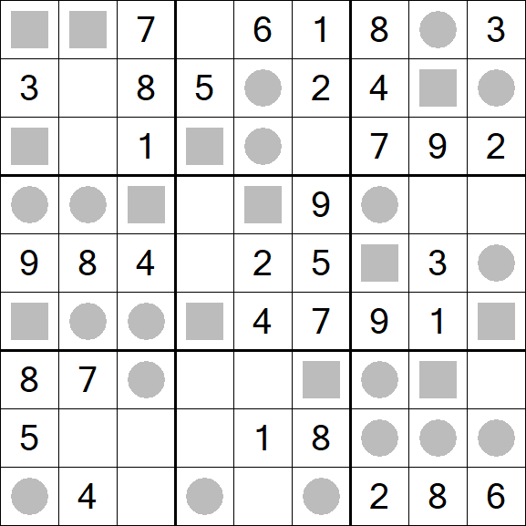 Even-Odd Sudoku - Fácil