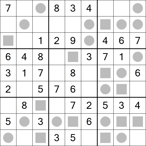 Even-Odd Sudoku - Fácil