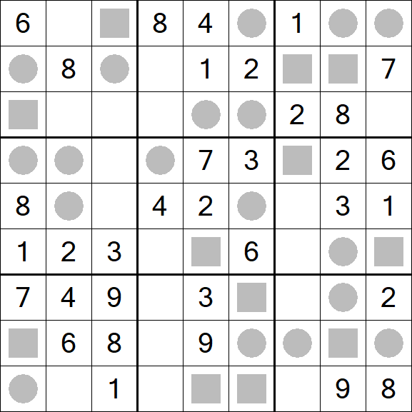 Even-Odd Sudoku - Fácil