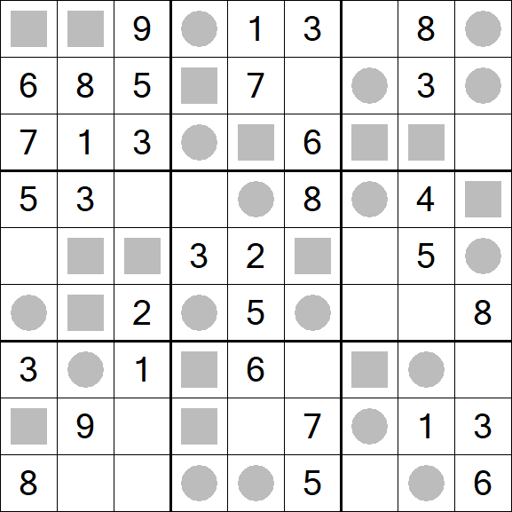 Even-Odd Sudoku - Simple