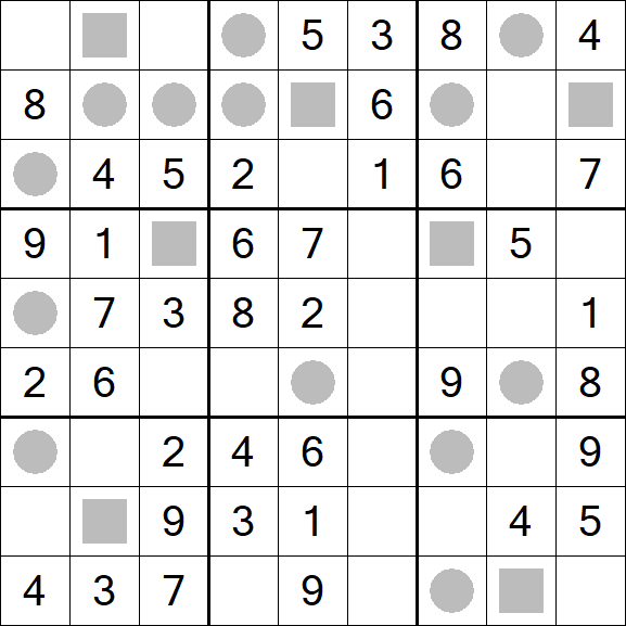 Even-Odd Sudoku - Fácil