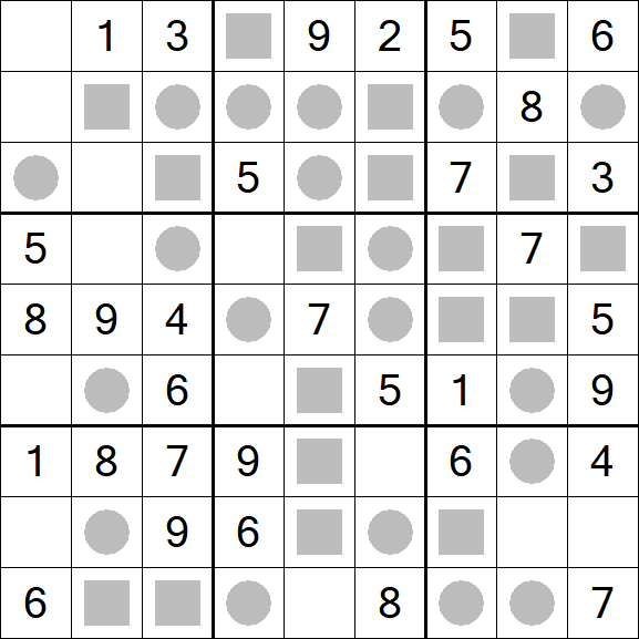 Even-Odd Sudoku - Simple