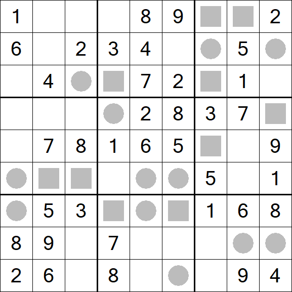 Even-Odd Sudoku - Simple