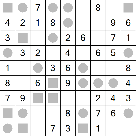 Even-Odd Sudoku - Easy
