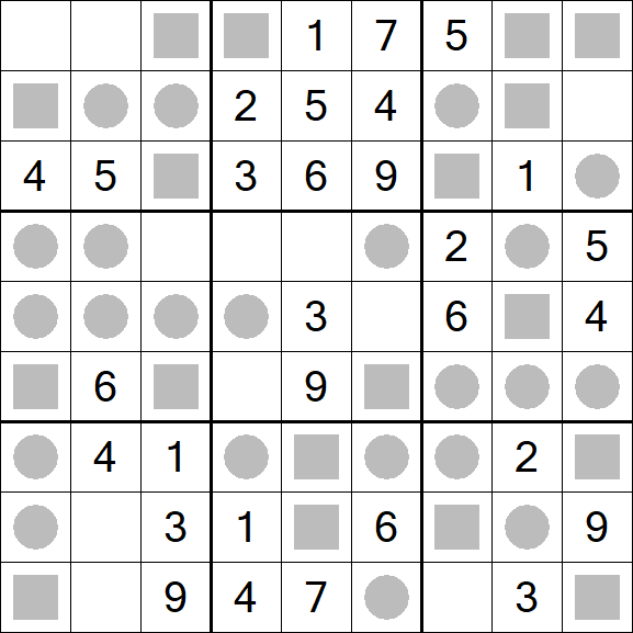 Even-Odd Sudoku - Einfach