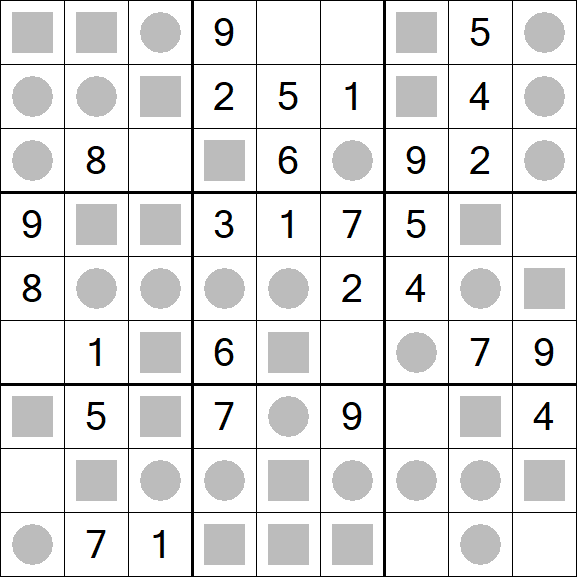 Even-Odd Sudoku - Easy