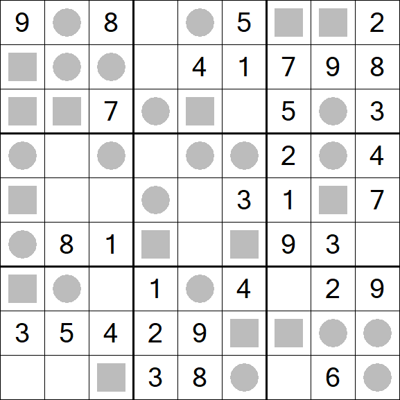 Even-Odd Sudoku - Easy