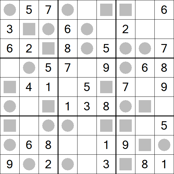 Even-Odd Sudoku - Easy