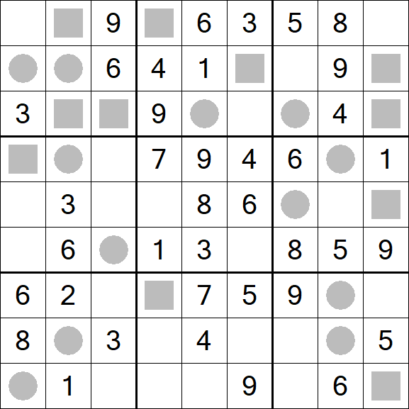 Even-Odd Sudoku - Einfach