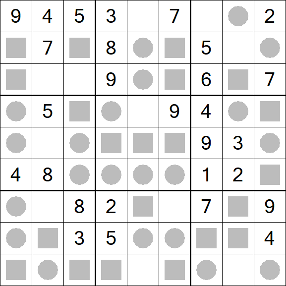 Even-Odd Sudoku - Easy