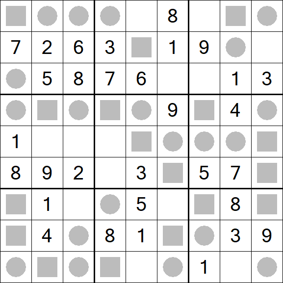 Even-Odd Sudoku - Easy