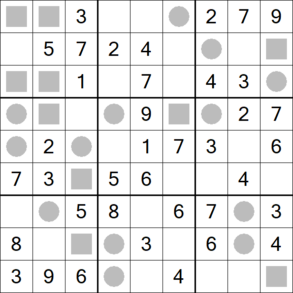 Even-Odd Sudoku - Einfach
