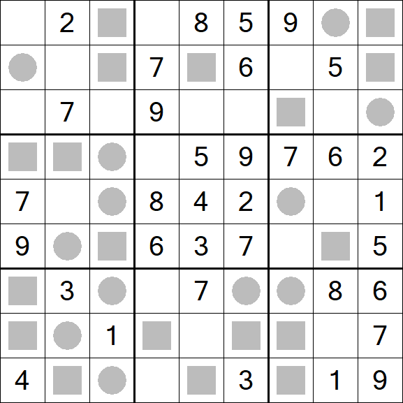Even-Odd Sudoku - Easy