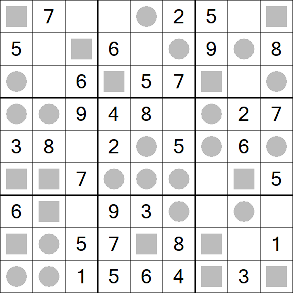 Even-Odd Sudoku - Easy