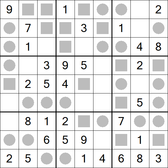 Even-Odd Sudoku - Easy