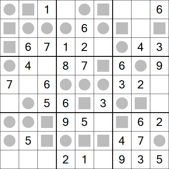 Even-Odd Sudoku - Einfach