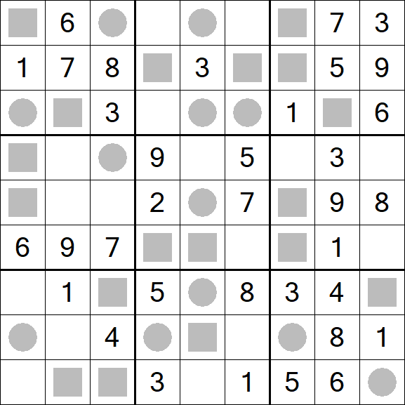 Even-Odd Sudoku - Einfach