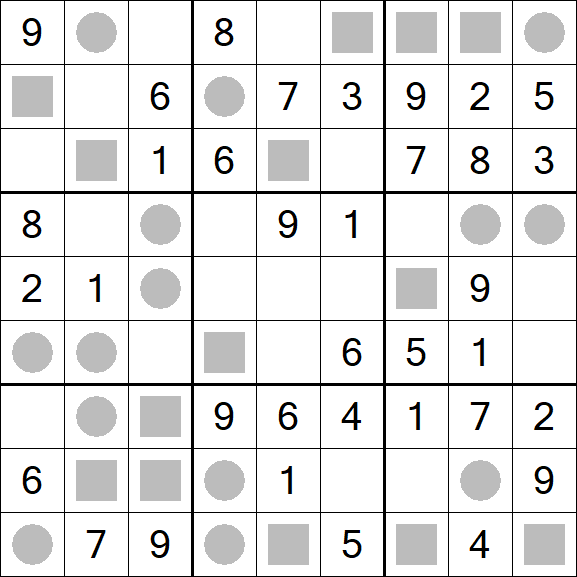 Even-Odd Sudoku - Easy