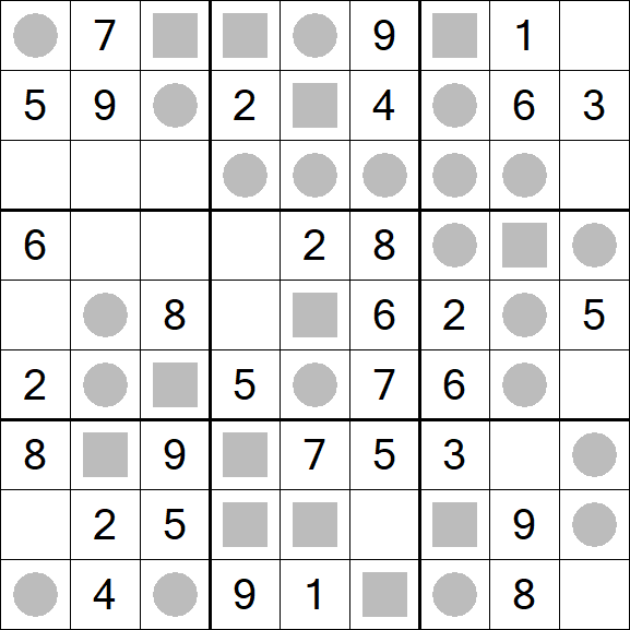 Even-Odd Sudoku - Easy
