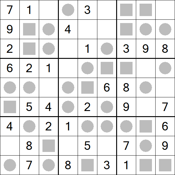 Even-Odd Sudoku - Easy