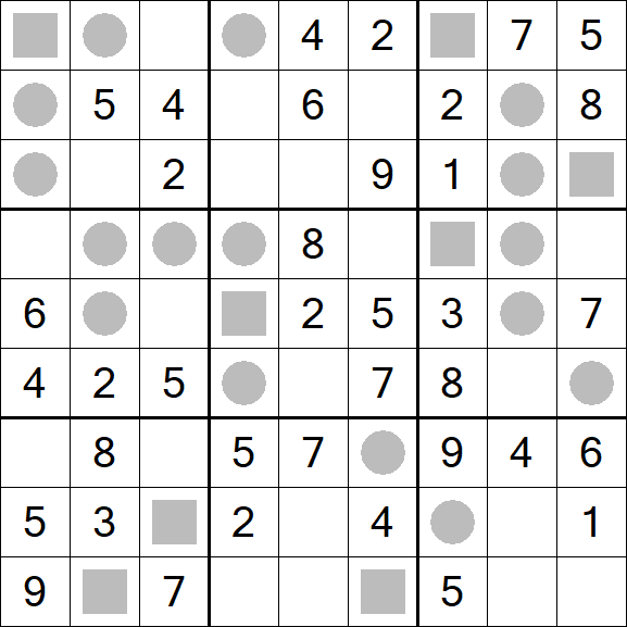 Even-Odd Sudoku - Easy
